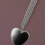 Sautoir Aphrodite Argent Coeur Colliers Monsieur Simone