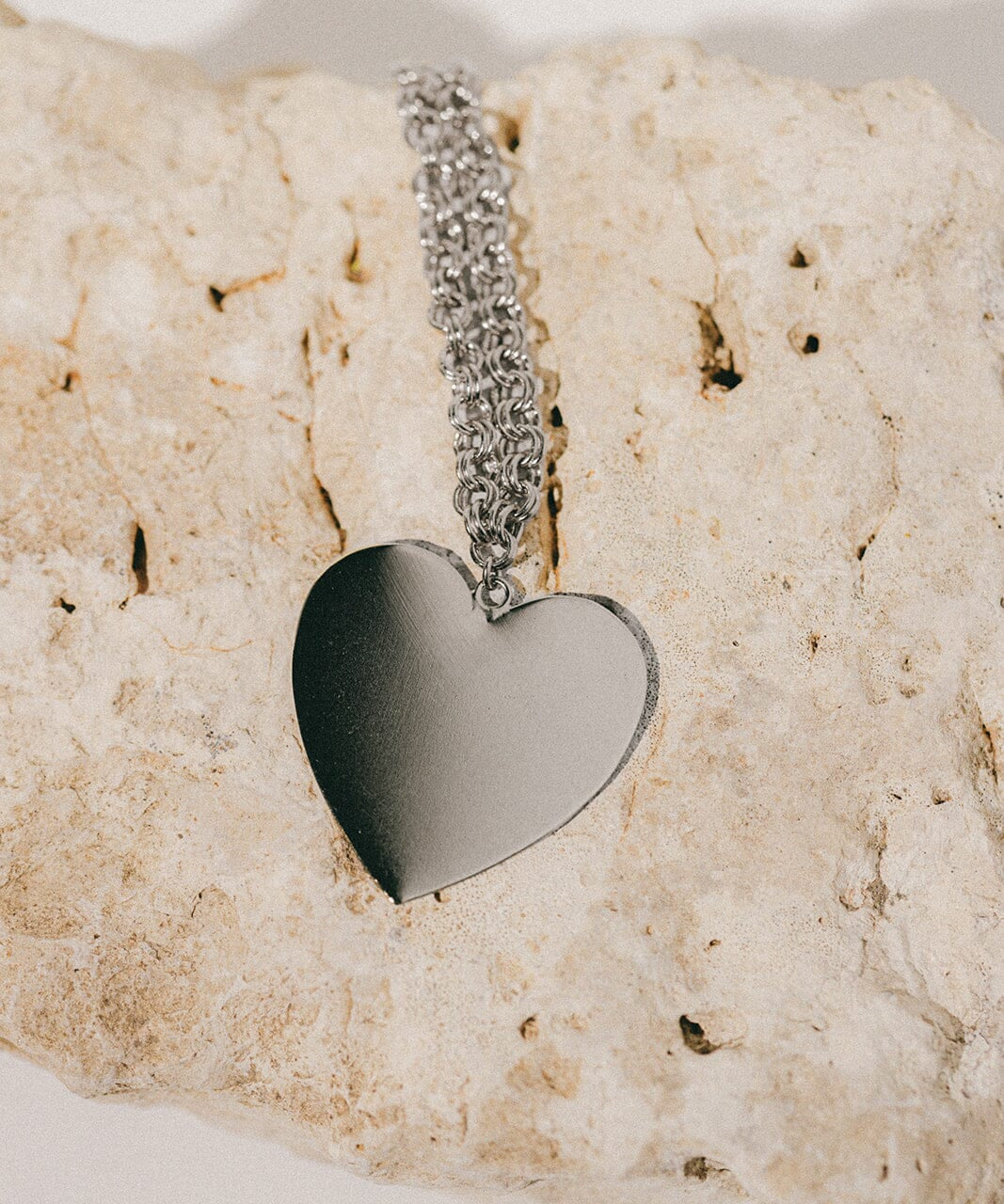 Sautoir Aphrodite Argent Coeur Colliers Monsieur Simone