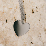 Sautoir Aphrodite Argent Coeur Colliers Monsieur Simone