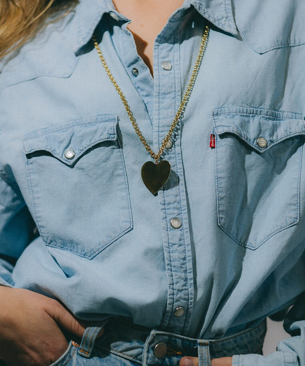 Sautoir Aphrodite Argent Coeur Colliers Monsieur Simone