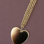 Sautoir Aphrodite Or Coeur Colliers Monsieur Simone