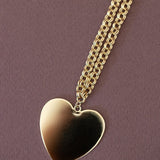 Sautoir Aphrodite Or Coeur Colliers Monsieur Simone
