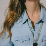 Sautoir Aphrodite Or Coeur Colliers Monsieur Simone