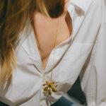 Sautoir Chloris Argent Fleur Colliers Monsieur Simone