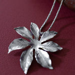 Sautoir Chloris Argent Fleur Colliers Monsieur Simone