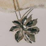 Sautoir Chloris Argent Fleur Colliers Monsieur Simone