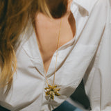 Sautoir Chloris Or Fleur Colliers Monsieur Simone