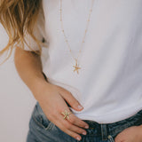 Sautoir Cléia Argent Étoile Colliers Monsieur Simone