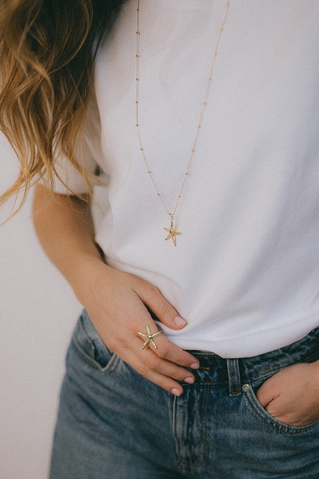 Sautoir Cléia Argent Étoile Colliers Monsieur Simone