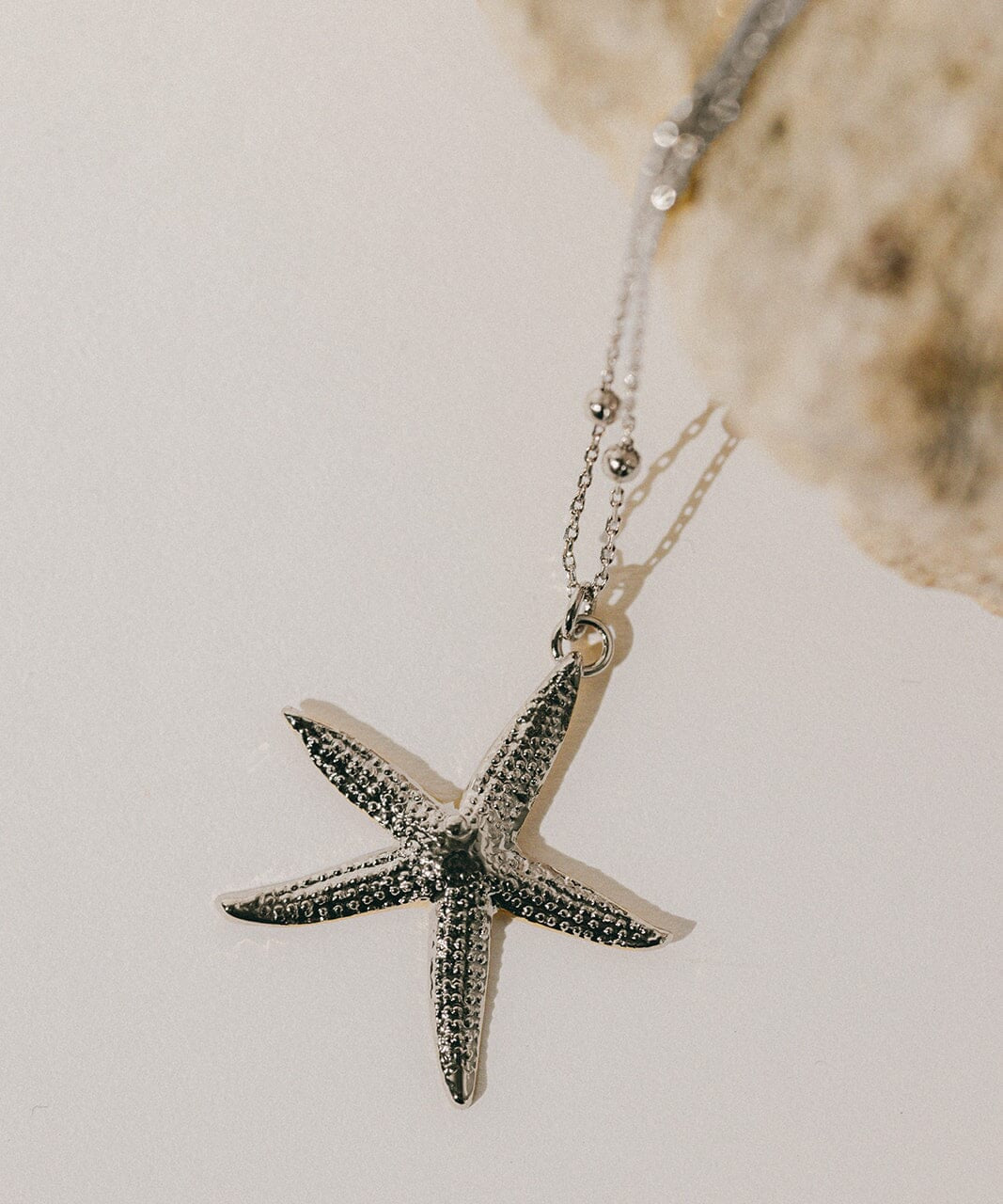 Sautoir Cléia Argent Étoile Colliers Monsieur Simone