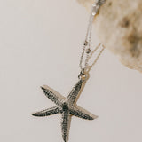 Sautoir Cléia Argent Étoile Colliers Monsieur Simone