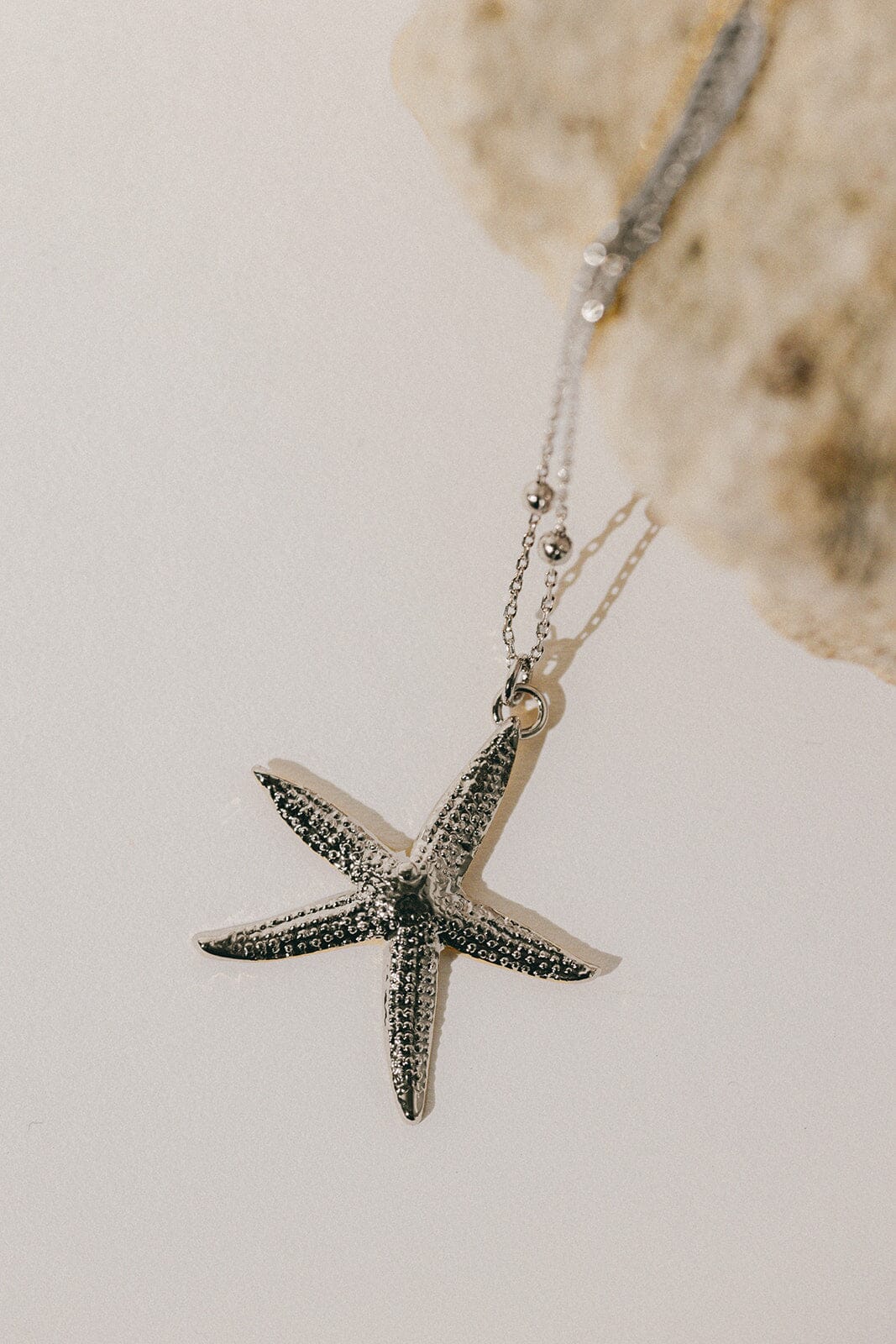 Sautoir Cléia Argent Étoile Colliers Monsieur Simone