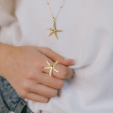 Sautoir Cléia Or Étoile Colliers Monsieur Simone