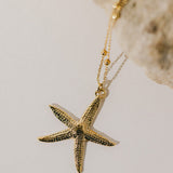 Sautoir Cléia Or Étoile Colliers Monsieur Simone