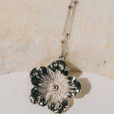 Sautoir Gaïa Argent Fleur Colliers Monsieur Simone