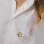 Sautoir Gaïa Argent Fleur Colliers Monsieur Simone