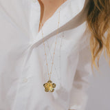 Sautoir Gaïa Argent Fleur Colliers Monsieur Simone