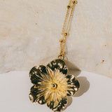 Sautoir Gaïa Or Fleur Colliers Monsieur Simone