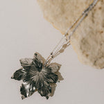 Sautoir Héra Argent Feuille Colliers Monsieur Simone