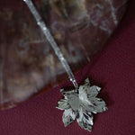 Sautoir Héra Argent Feuille Colliers Monsieur Simone