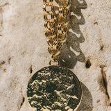 Sautoir Hestia Or Rond Martelé Colliers Monsieur Simone