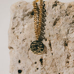 Sautoir Hestia Or Rond Martelé Colliers Monsieur Simone