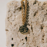 Sautoir Hestia Or Rond Martelé Colliers Monsieur Simone