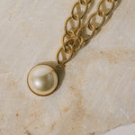 Sautoir Nélya Or Perle Colliers Monsieur Simone