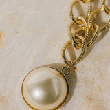 Sautoir Nélya Or Perle Colliers Monsieur Simone