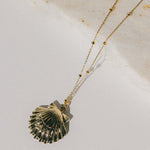 Sautoir Nérée Or Coquillage Colliers Monsieur Simone