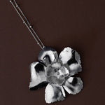 Sautoir Orphée Argent Fleurs Colliers Monsieur Simone