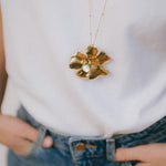 Sautoir Orphée Argent Fleurs Colliers Monsieur Simone