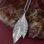 Sautoir Thalie Argent Feuilles Colliers Monsieur Simone