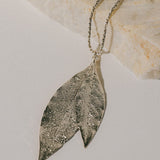 Sautoir Thalie Argent Feuilles Colliers Monsieur Simone