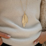 Sautoir Thalie Argent Feuilles Colliers Monsieur Simone