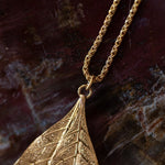Sautoir Thalie Or Feuilles Colliers Monsieur Simone