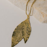 Sautoir Thalie Or Feuilles Colliers Monsieur Simone