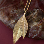 Sautoir Thalie Or Feuilles Colliers Monsieur Simone