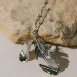 Sautoir Zéphyr Argent Feuilles Colliers Monsieur Simone