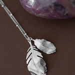 Sautoir Zéphyr Argent Feuilles Colliers Monsieur Simone