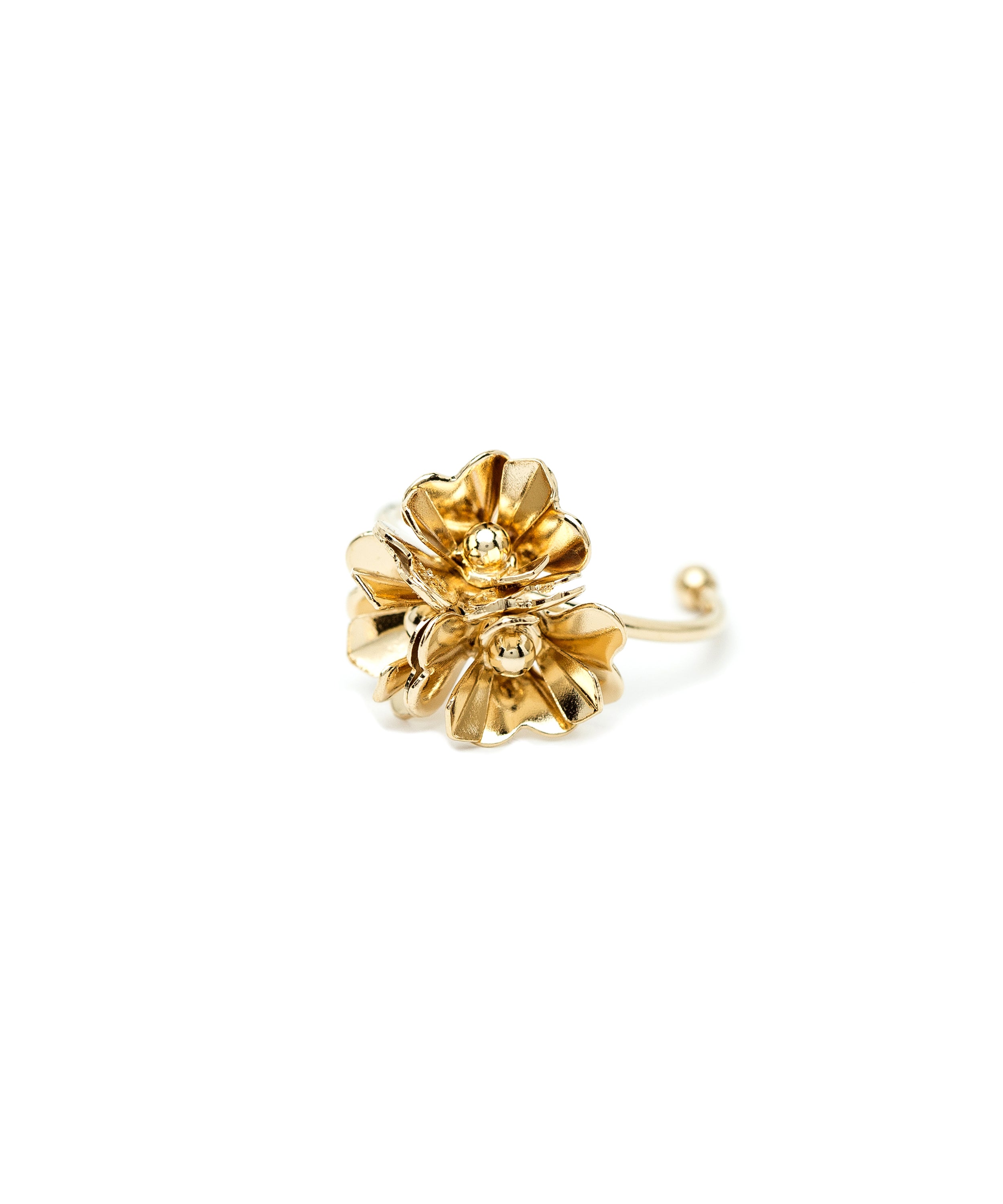 Bague Aglaé Trio Or Fleurs Ajustable Bagues Monsieur Simone