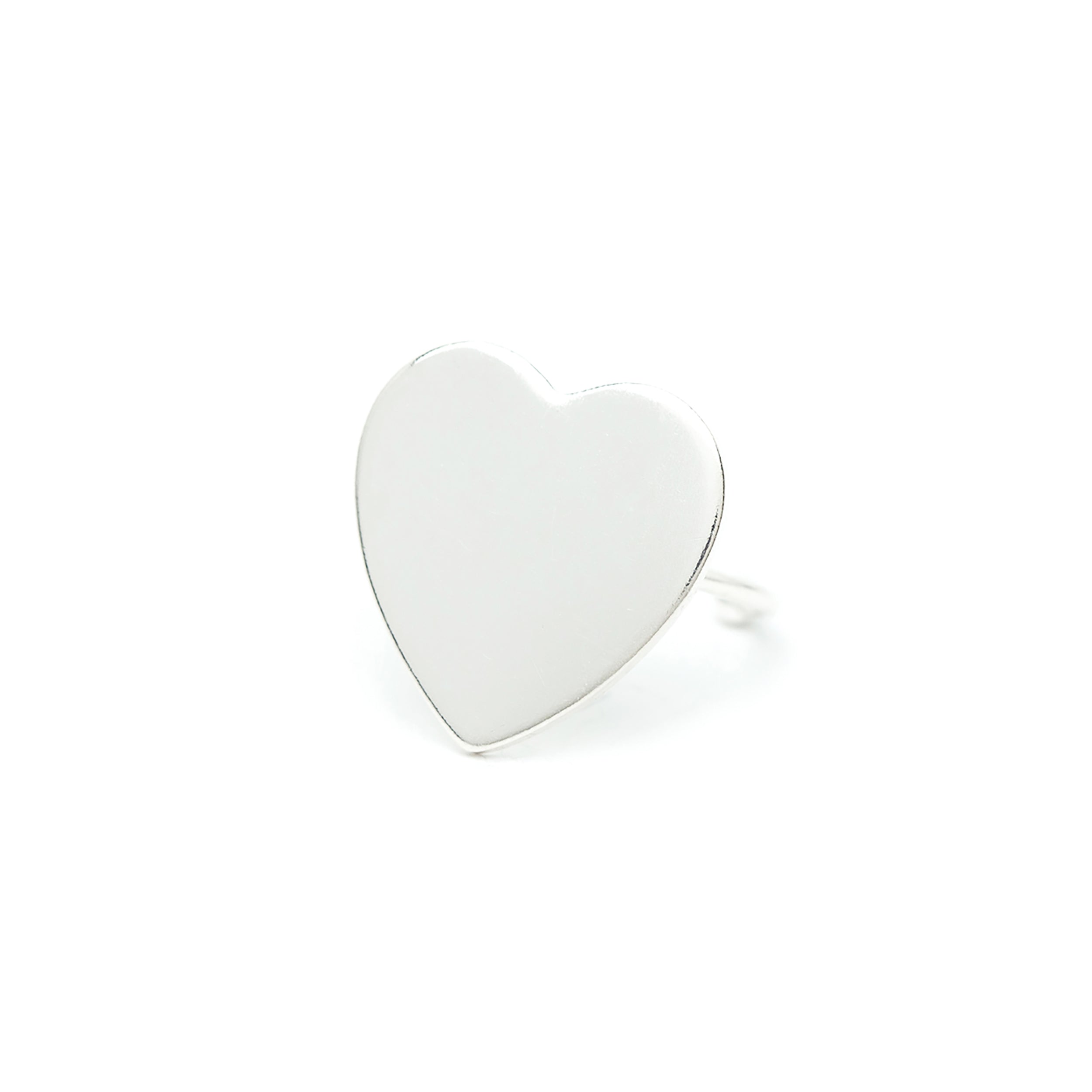 Bague Aphrodite Argent Coeur Ajustable Bagues Monsieur Simone