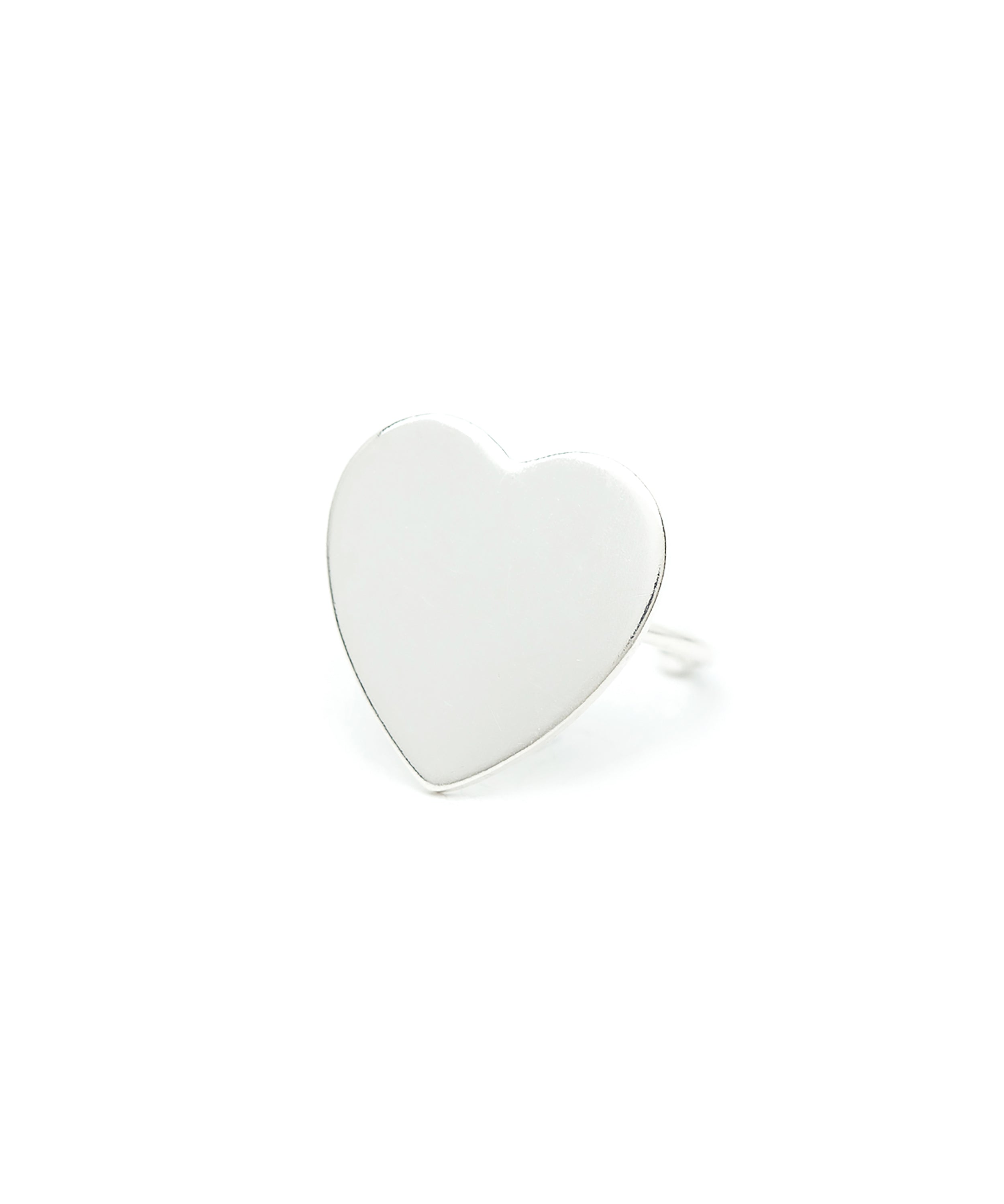 Bague Aphrodite Argent Coeur Ajustable Bagues Monsieur Simone