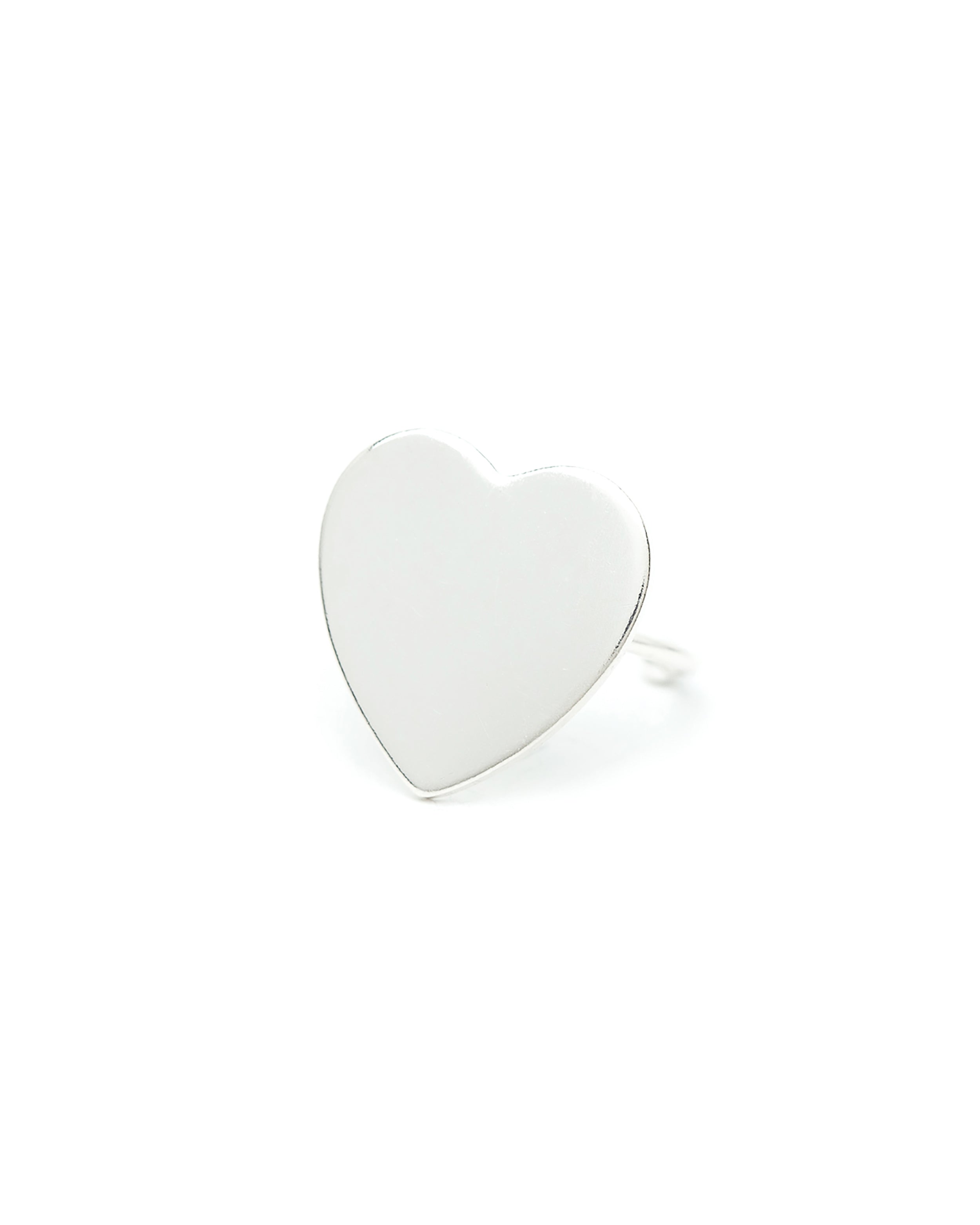 Bague Aphrodite Argent Coeur Ajustable Bagues Monsieur Simone