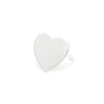 Bague Aphrodite Argent Coeur Ajustable Bagues Monsieur Simone