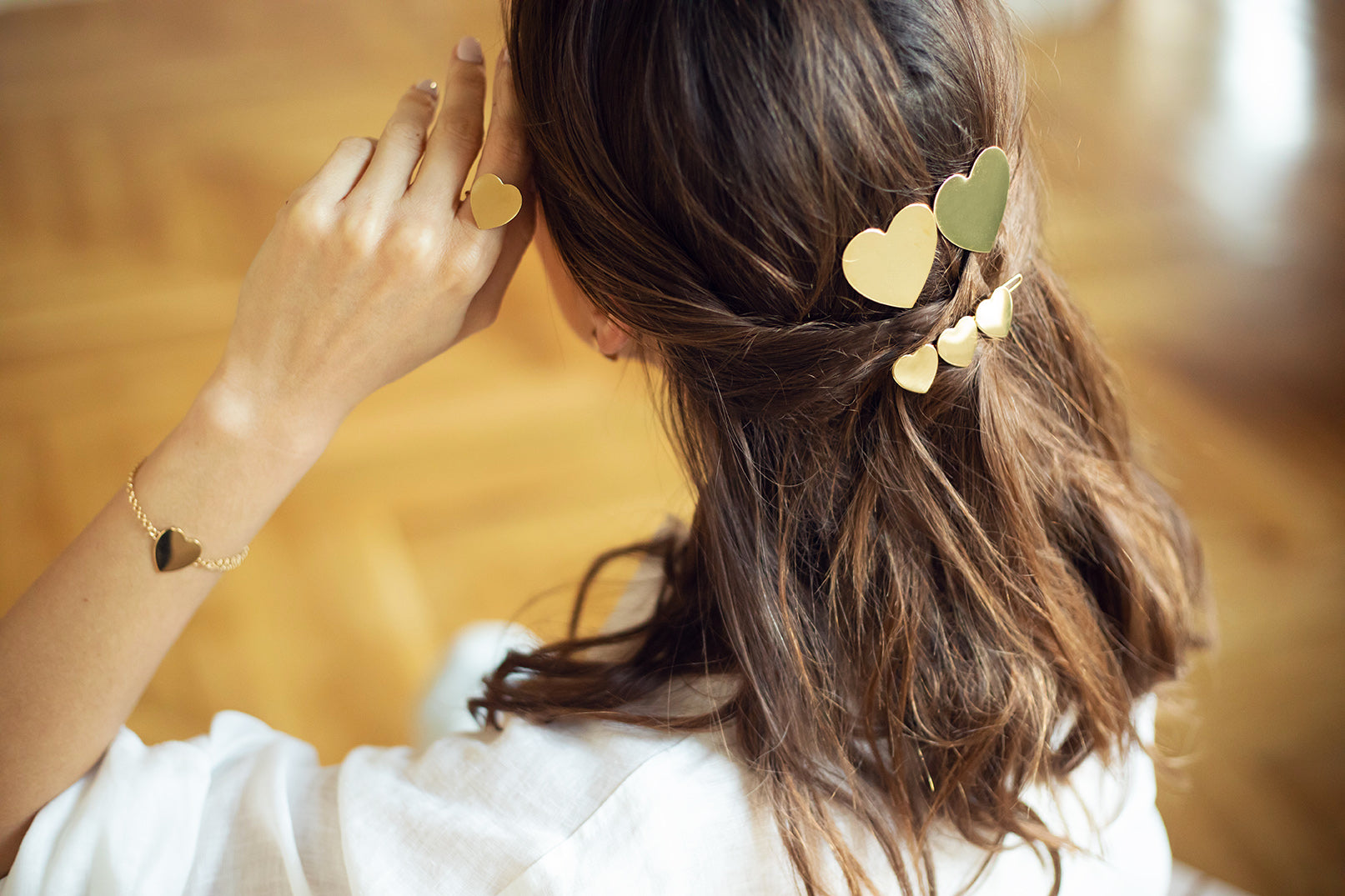 Bague Aphrodite Or Coeur Ajustable Bagues Monsieur Simone