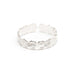 Bague Eliott Argent Martelée Ajustable Bagues Monsieur Simone