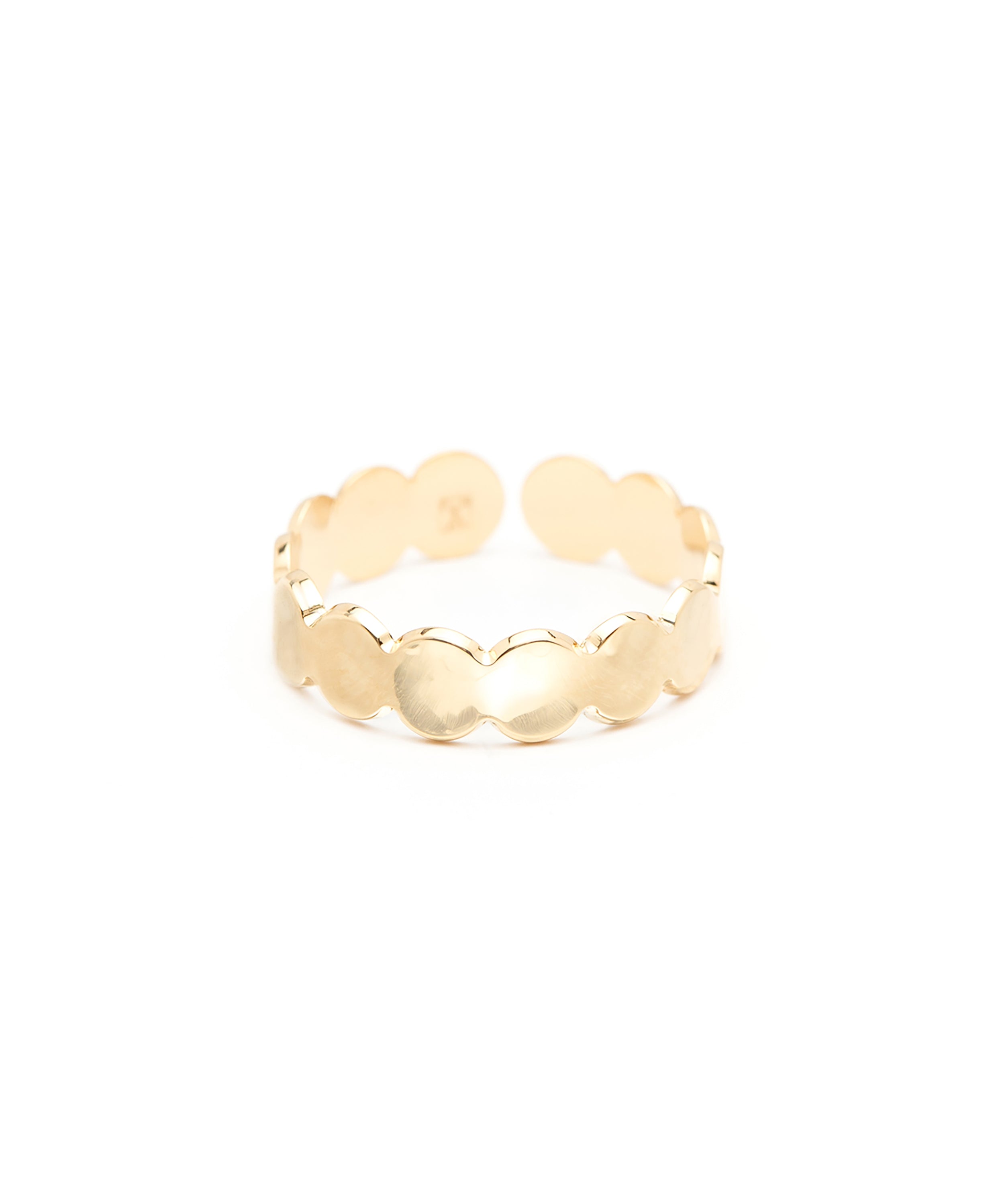 Bague Eliott Or Martelée Ajustable Bagues Monsieur Simone