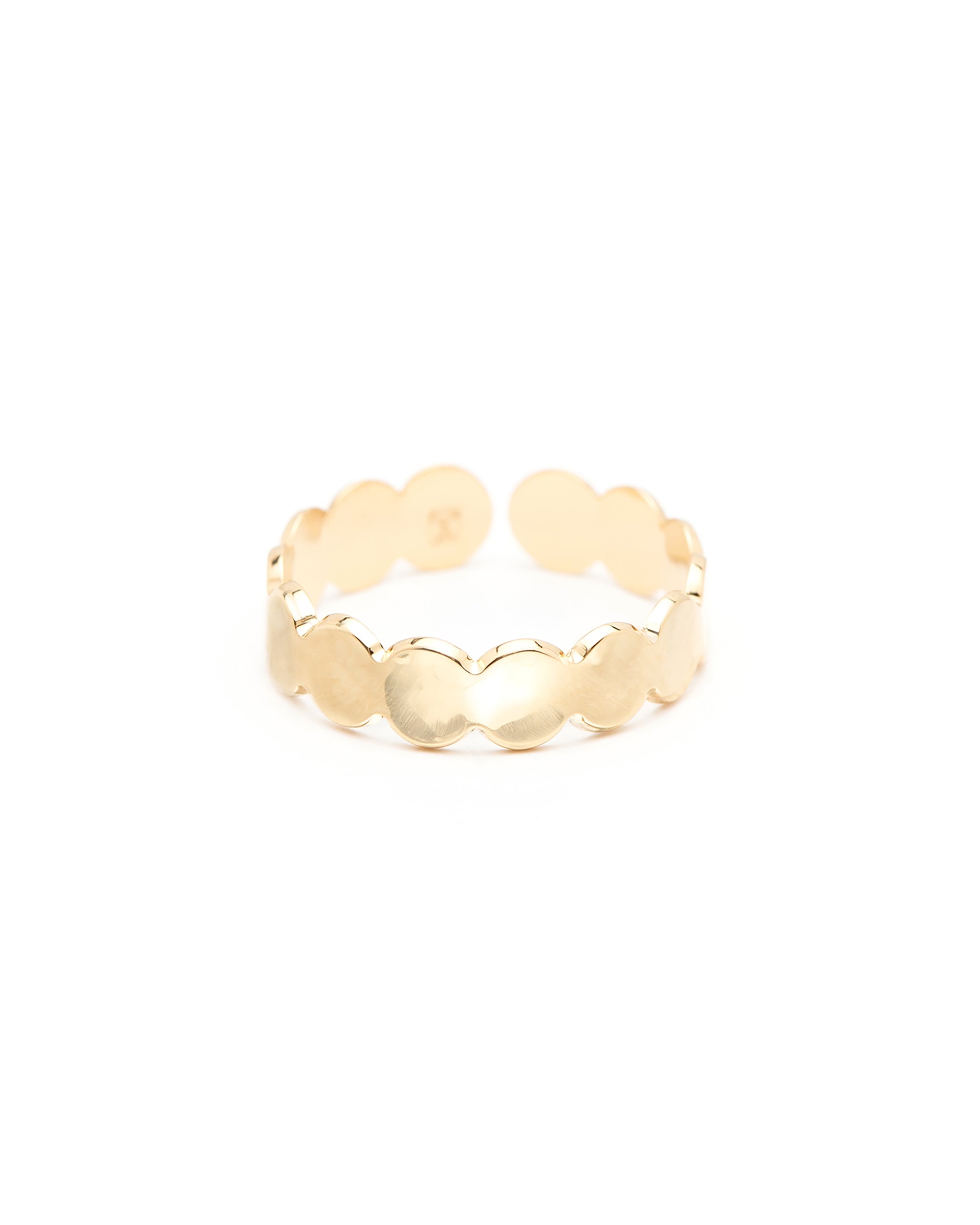 Bague Eliott Or Martelée Ajustable Bagues Monsieur Simone