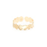 Bague Eliott Or Martelée Ajustable Bagues Monsieur Simone